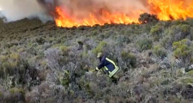požar kilimandžaro