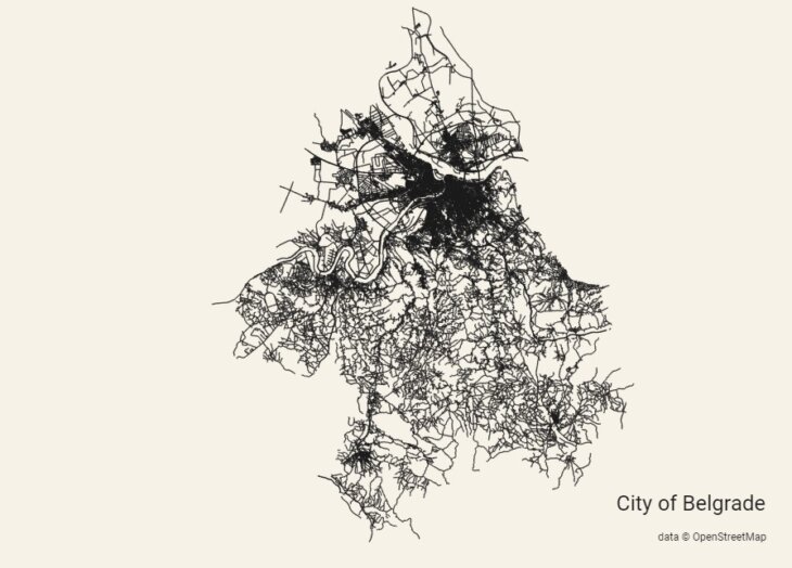 city roads beograd